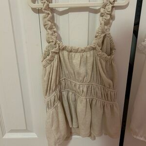 LUSH Nordstrom ruffle baby doll top